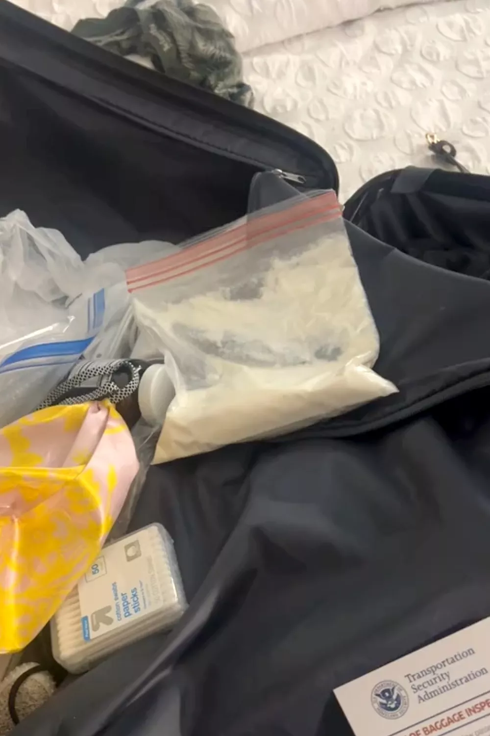 Woman Who Had Bag of Loose White Powder Investigated by the TSA Has a Hilarious Explanation