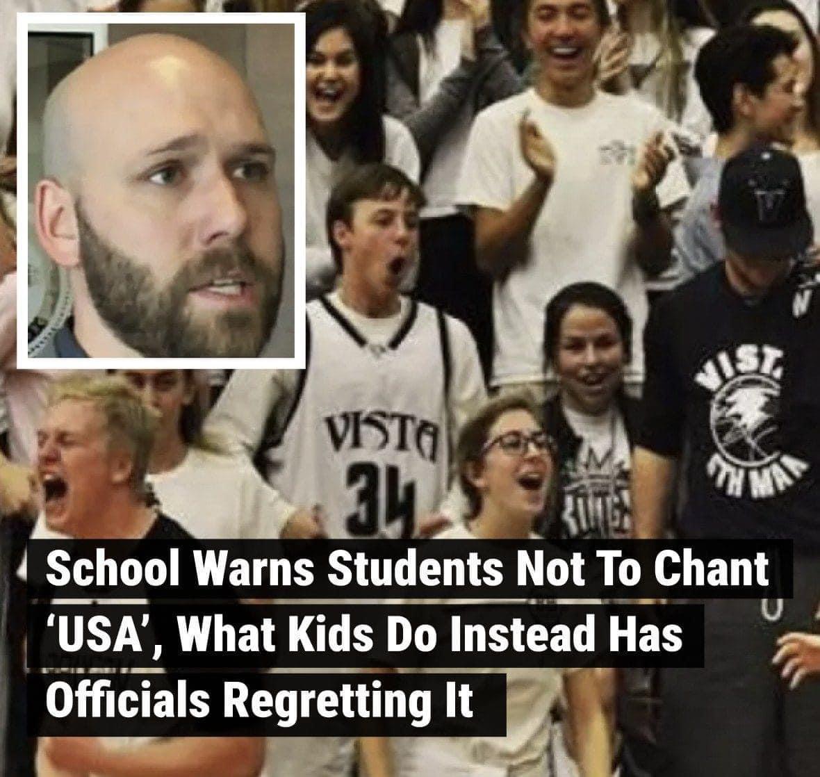 School Warns Students Not To Chant ‘USA’, What Kids Do Instead Has Officials Regretting It