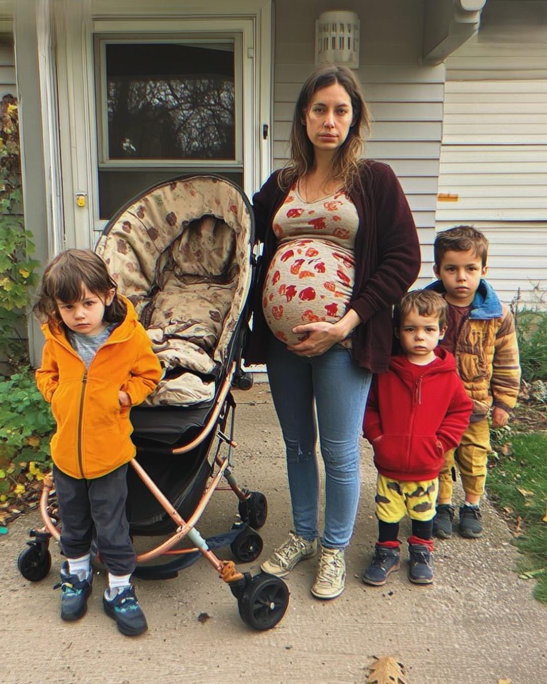 Mom Sells Old Stroller to Feed 4 Kids, Finds It on Her Doorstep the Next Day with Note Inside