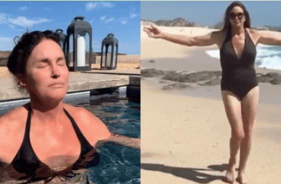 Caitlyn Jenner is confidently showing off her new body in a bikini