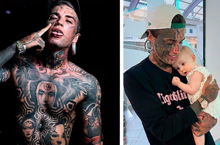 He is better without them!A 24-year-old father, who has several tattoos all over his body, makes the decision to get them erased for his child