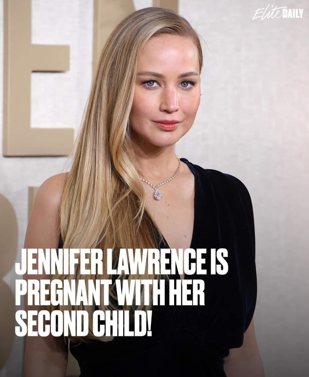 Jennifer Lawrence Is Pregnant, Expecting Baby No. 2 With Husband Cooke Maroney